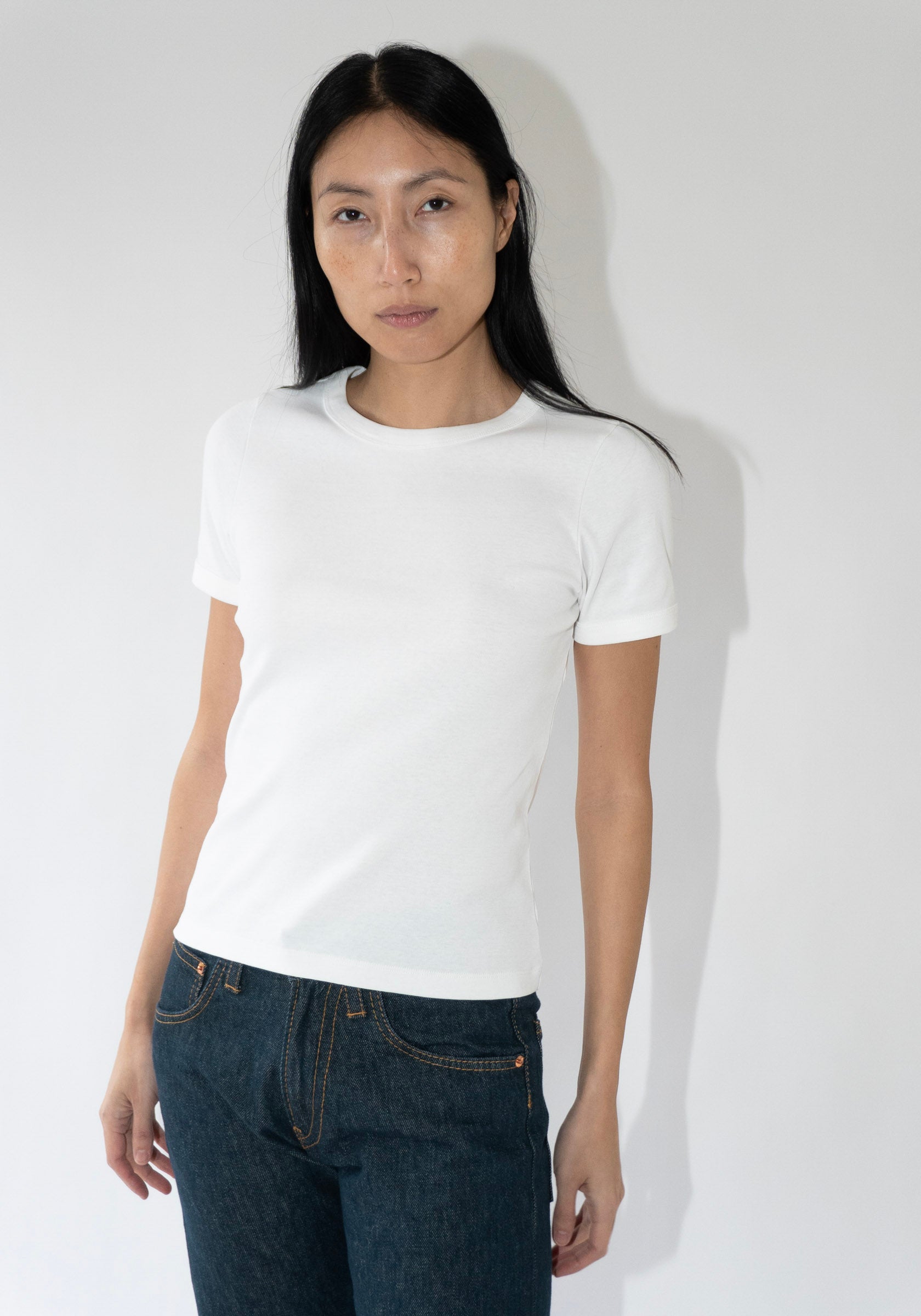 Flore Flore Car Tee in White


