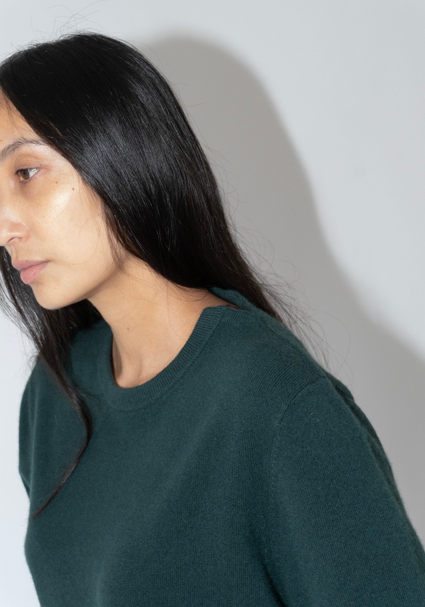 Extreme Cashmere Be Classic Sweater in Forest