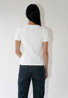 Flore Flore Car Tee in White
