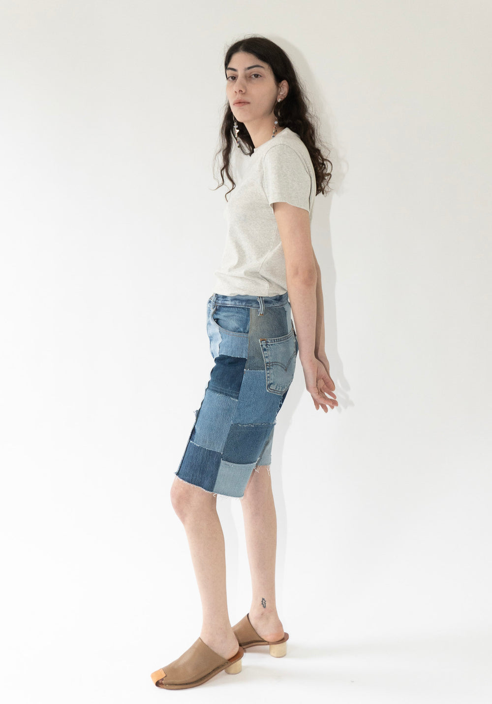 Monica Tee in Heather Grey