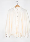 Cordera Balloon Sleeve Top in Cream