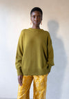 Cordera Merino Wool Oversized Sweater in Woodbine