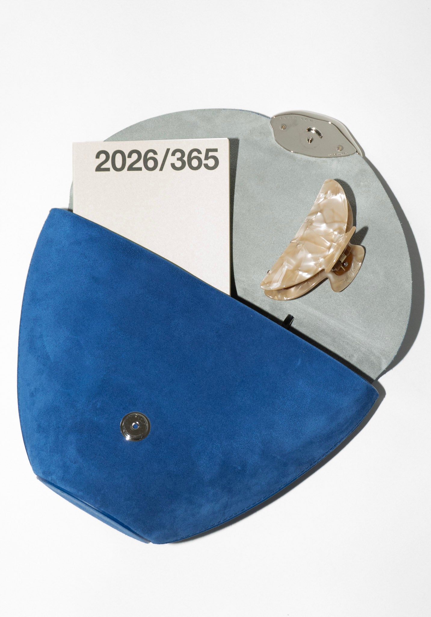 The Orb Bag in Ultramarine Suede