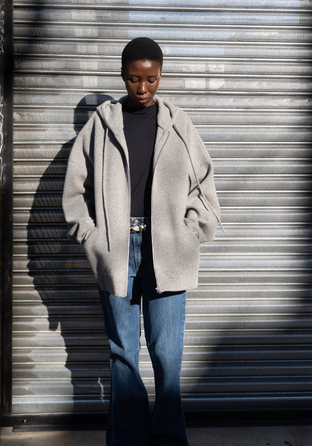 Extreme Cashmere Donnie Cardigan in Goat