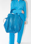 Jesse Kamm The Big Bag in Electric Blue Lacquer
