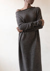 Askew Dress in Blackened
