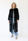Siba Long Shearling Coat in Black