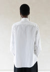 6397 Micro Pleat Formal Shirt in White