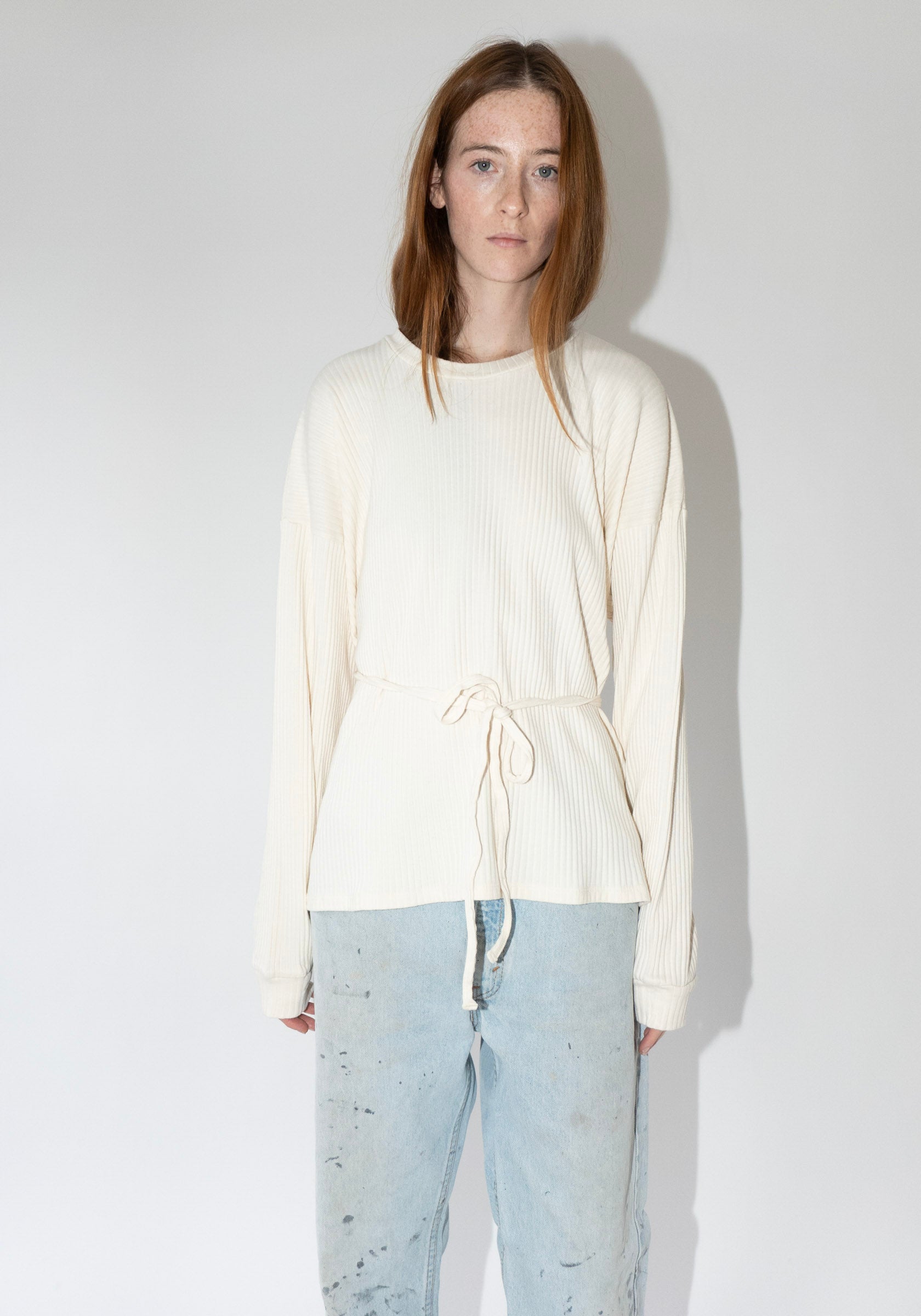 Shaw Long Sleeve in Off White