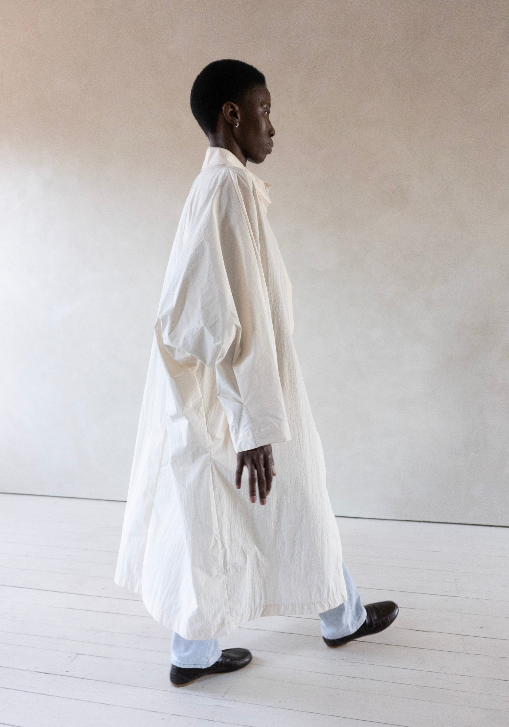 Batwing Trench in Cream