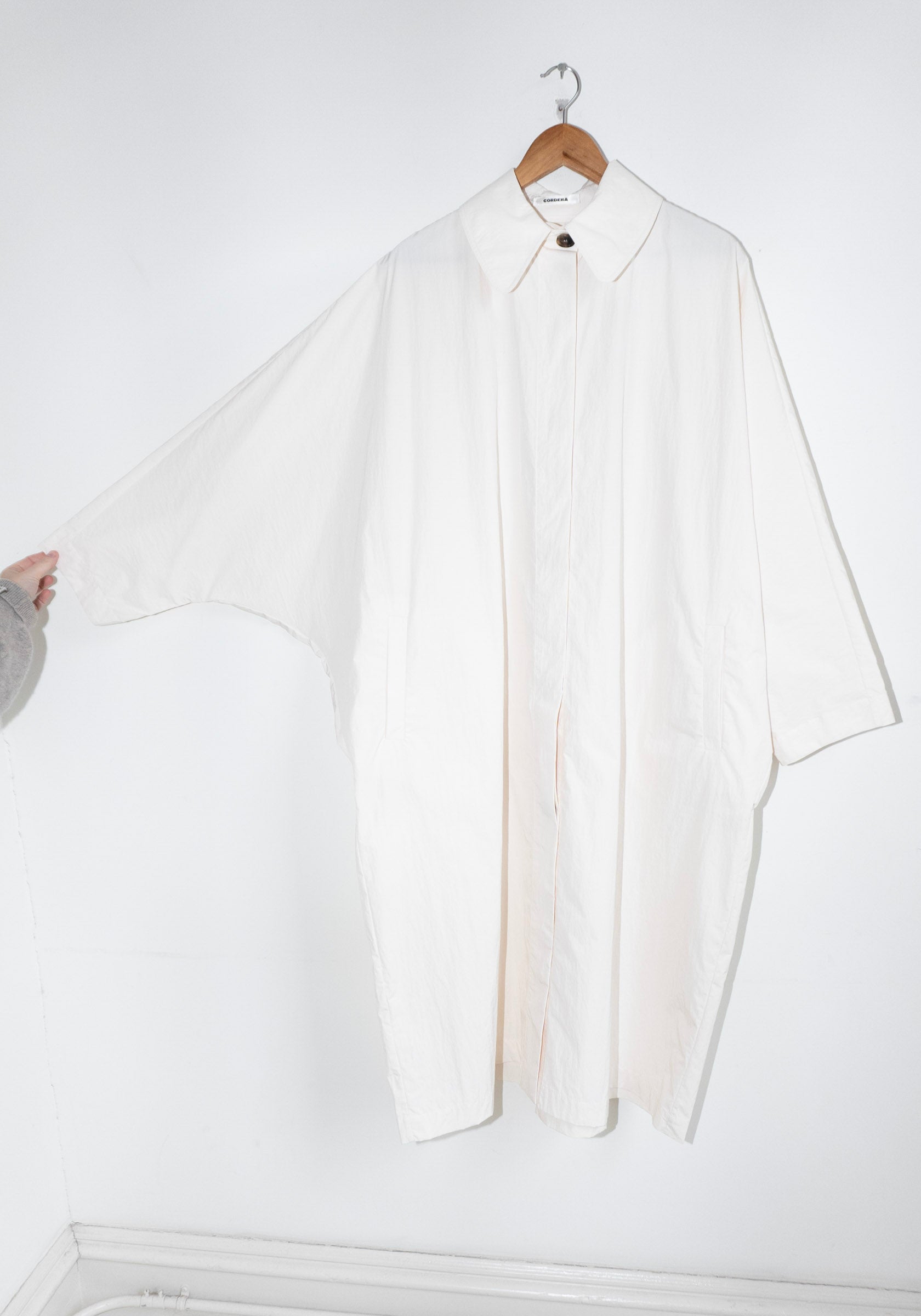 Batwing Trench in Cream