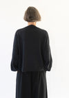 Merino Wool Cardigan in Anthracite