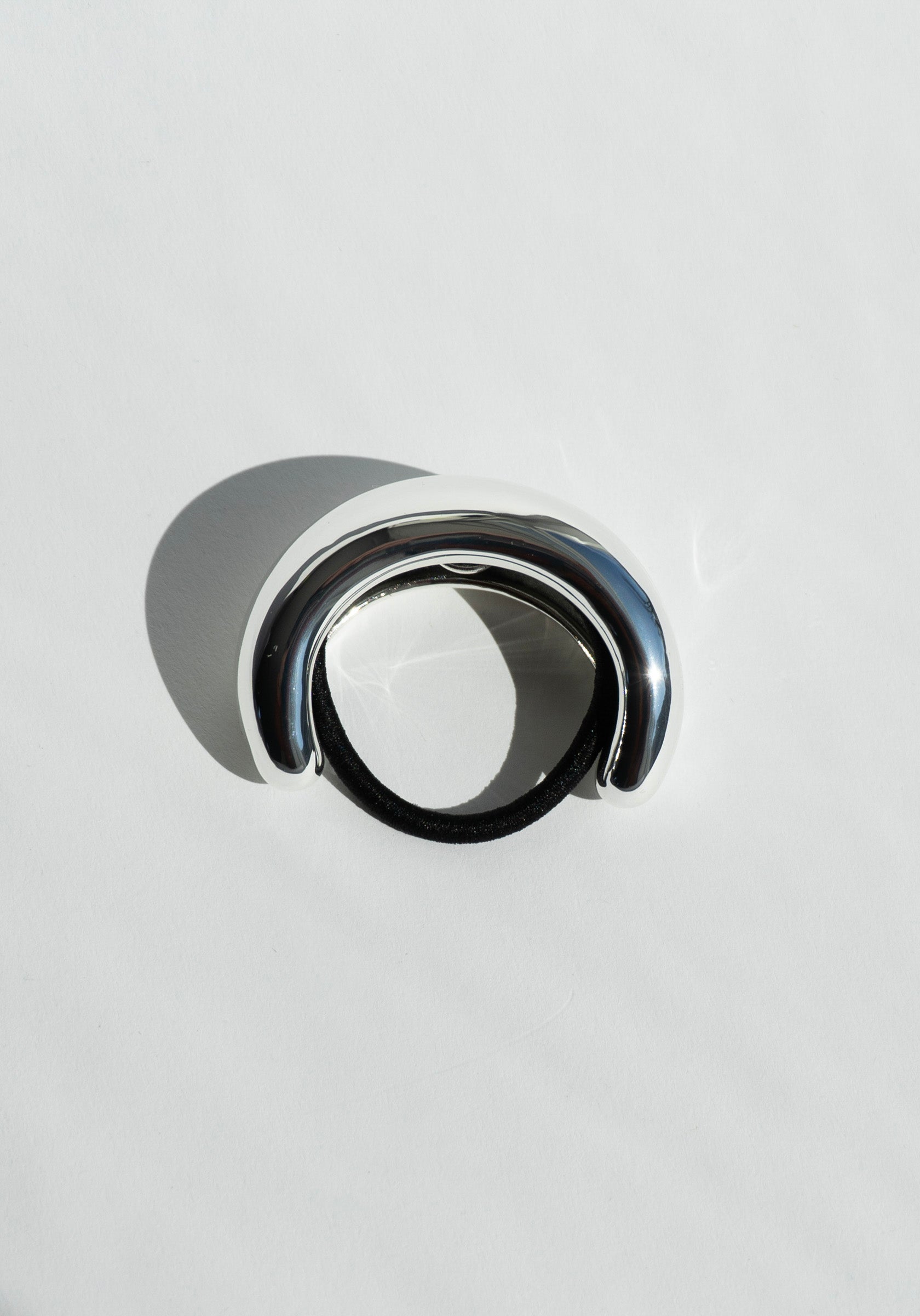 Thea Hair Tie in Silver