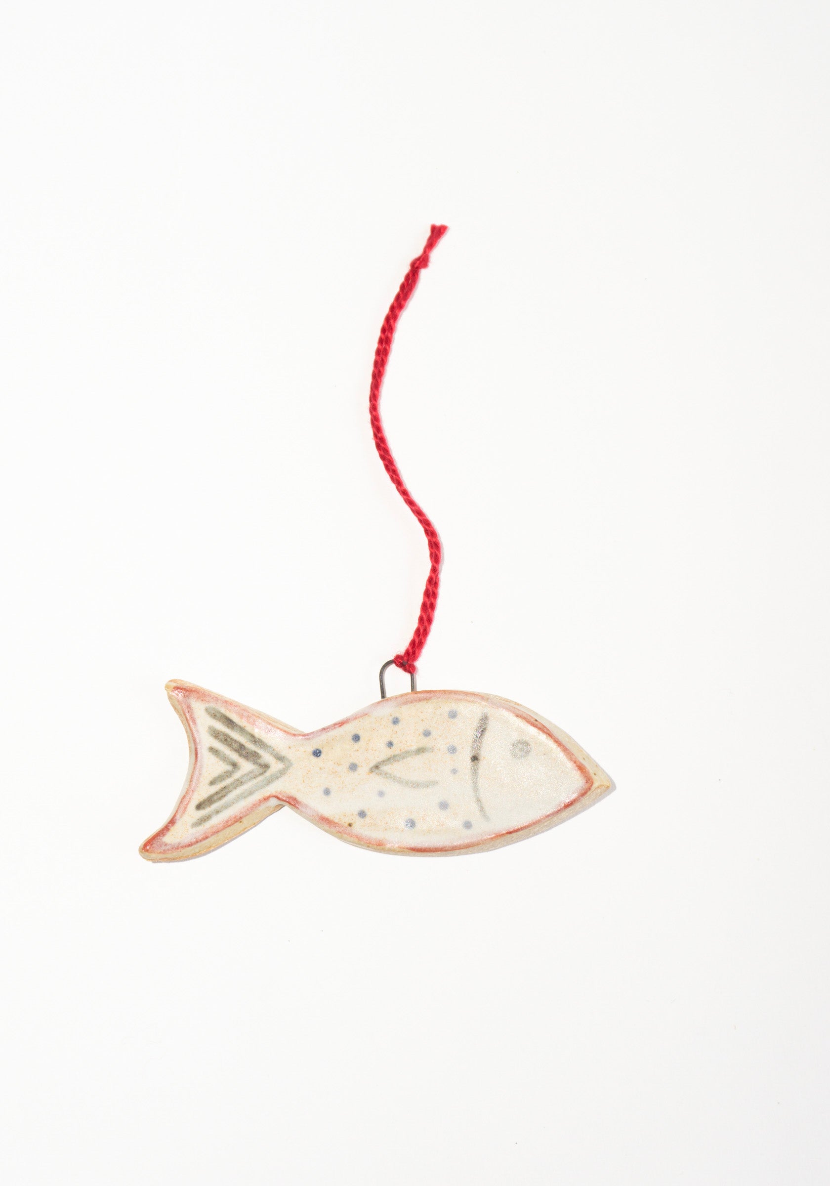 Hand-painted Ceramic Fish Ornament