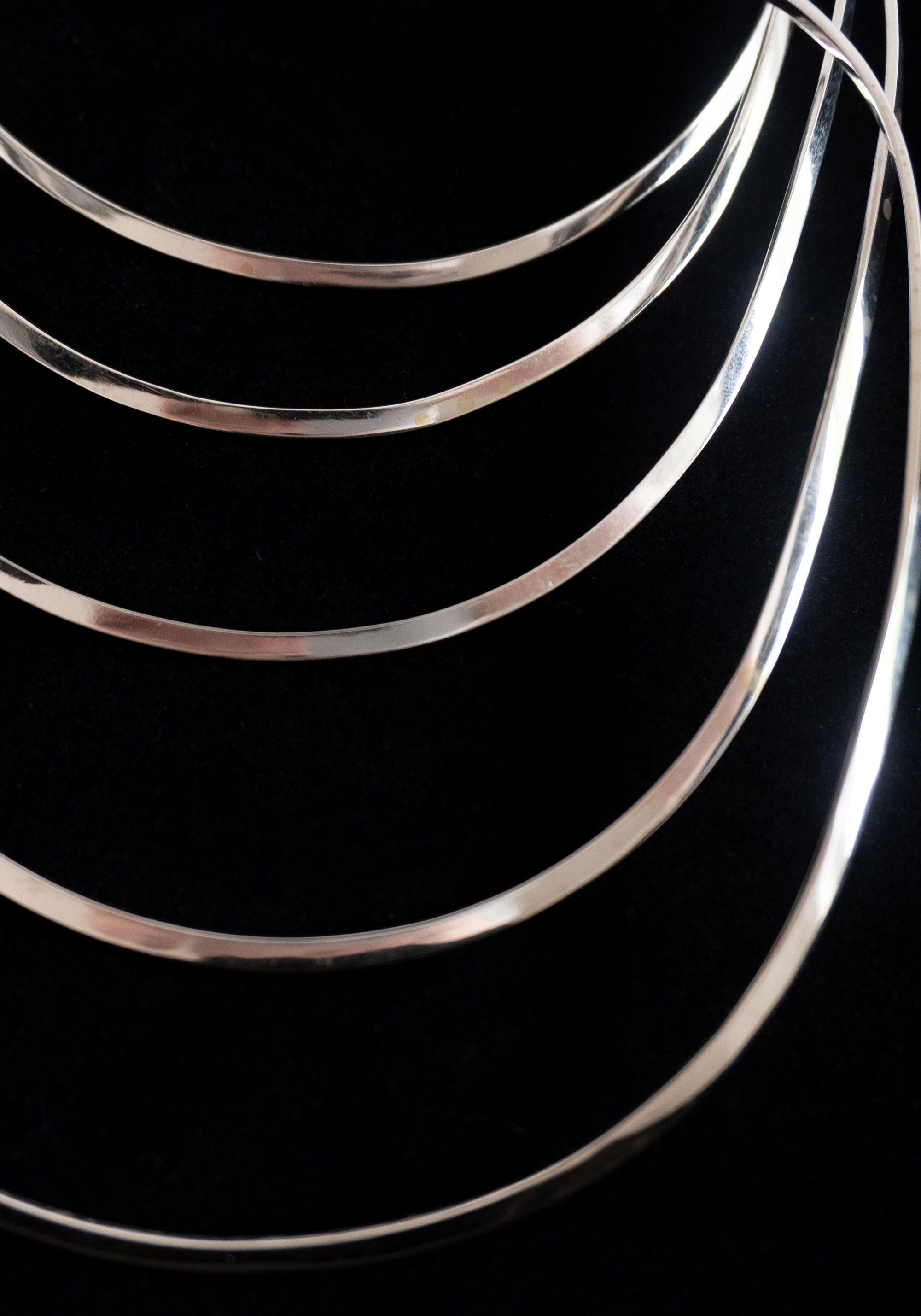 Vintage Sterling Silver Collar Necklace