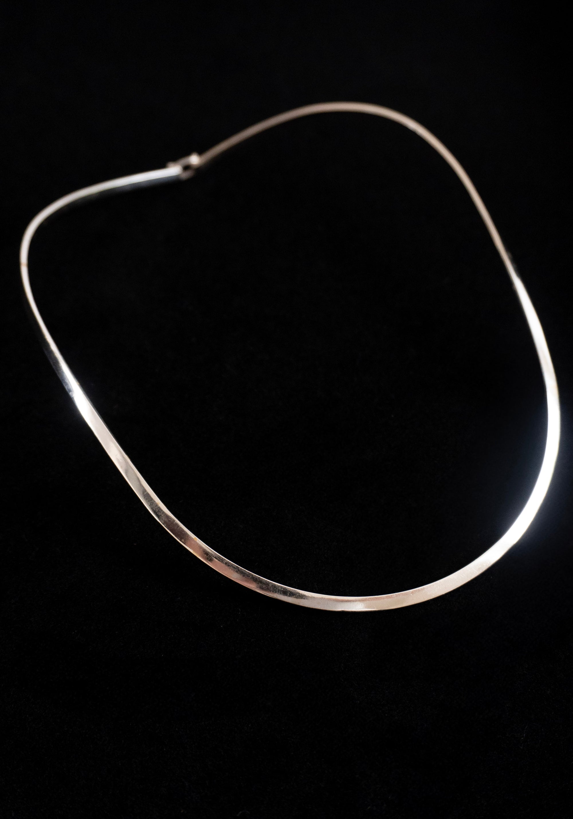Vintage Sterling Silver Collar Necklace