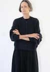 Merino Wool Cardigan in Anthracite