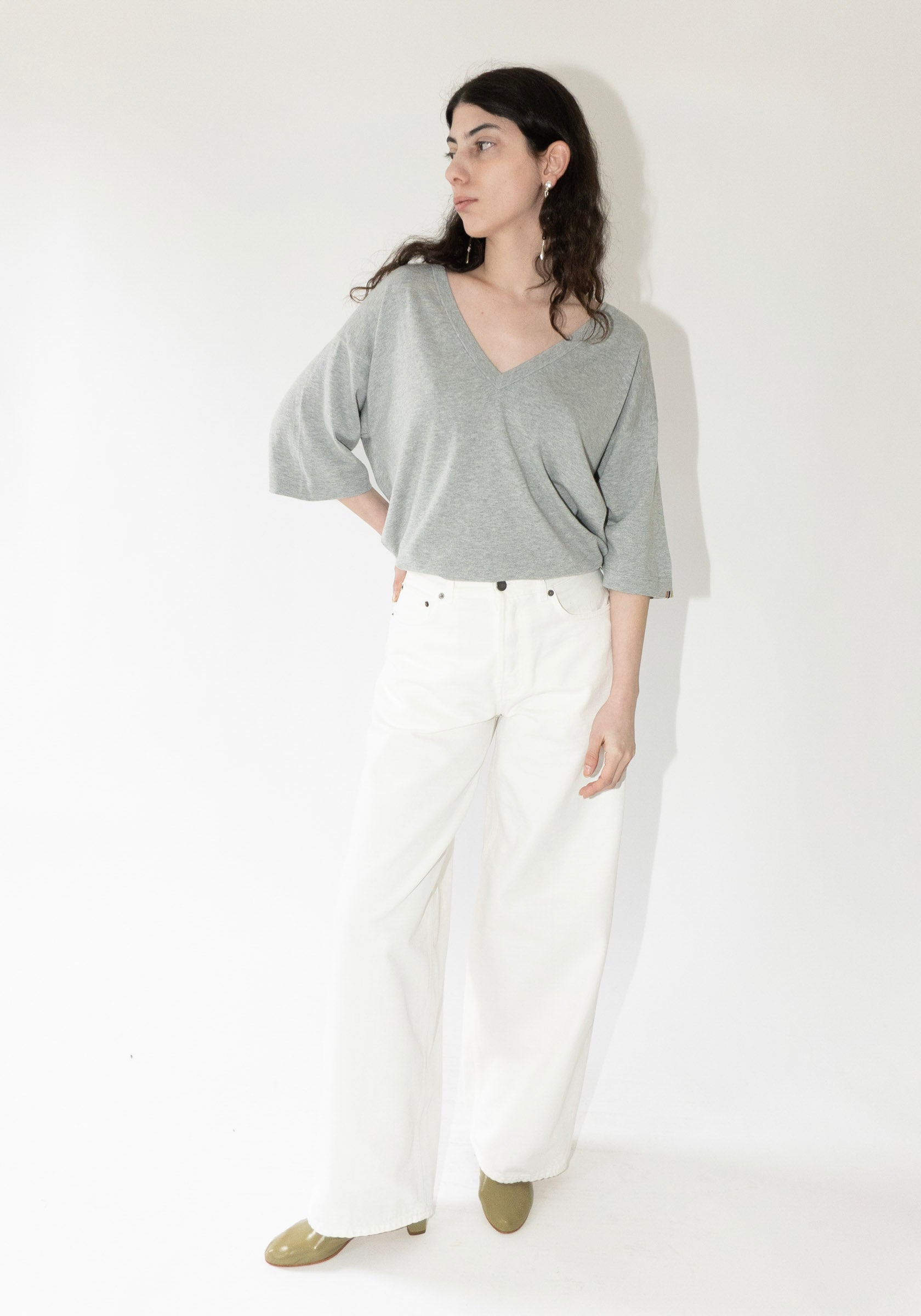 Extreme Cashmere Indi Sweater in Grey