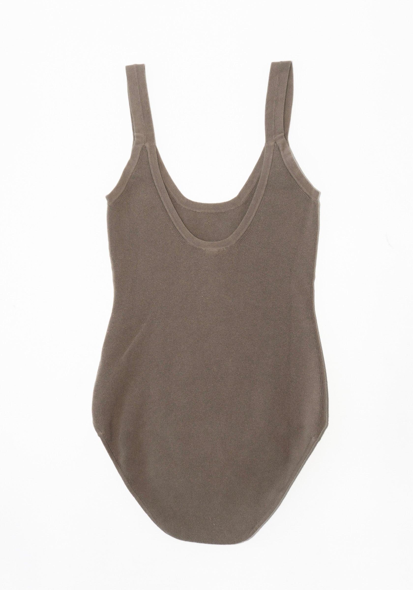 Rib Bodysuit in Earth