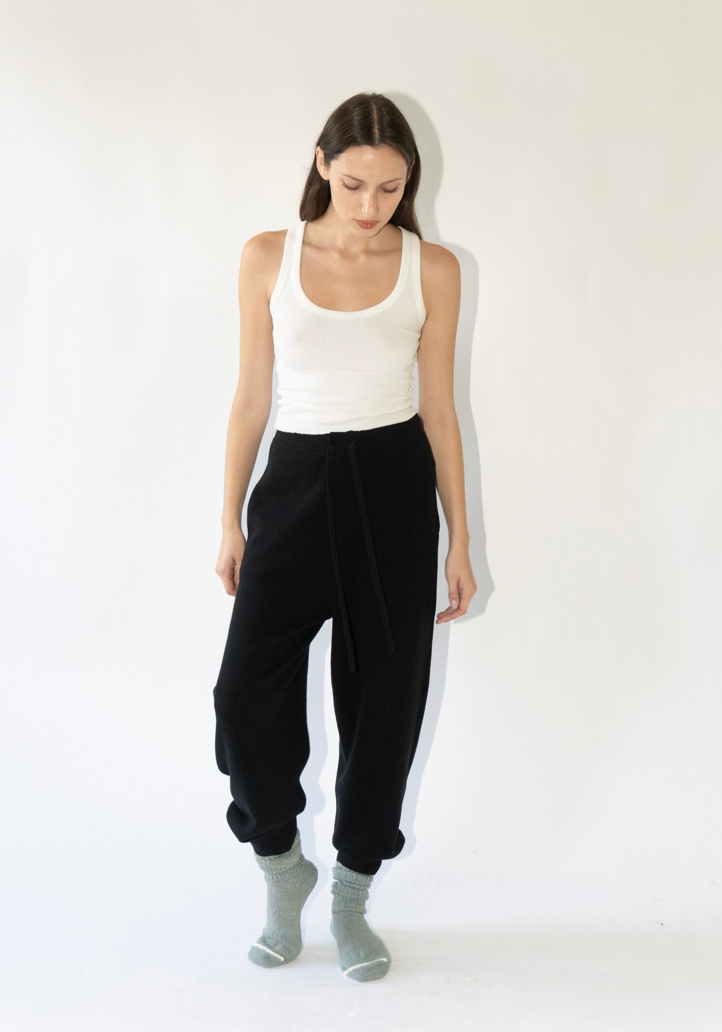 Sayaka Davis Knit Sweatpants in Black