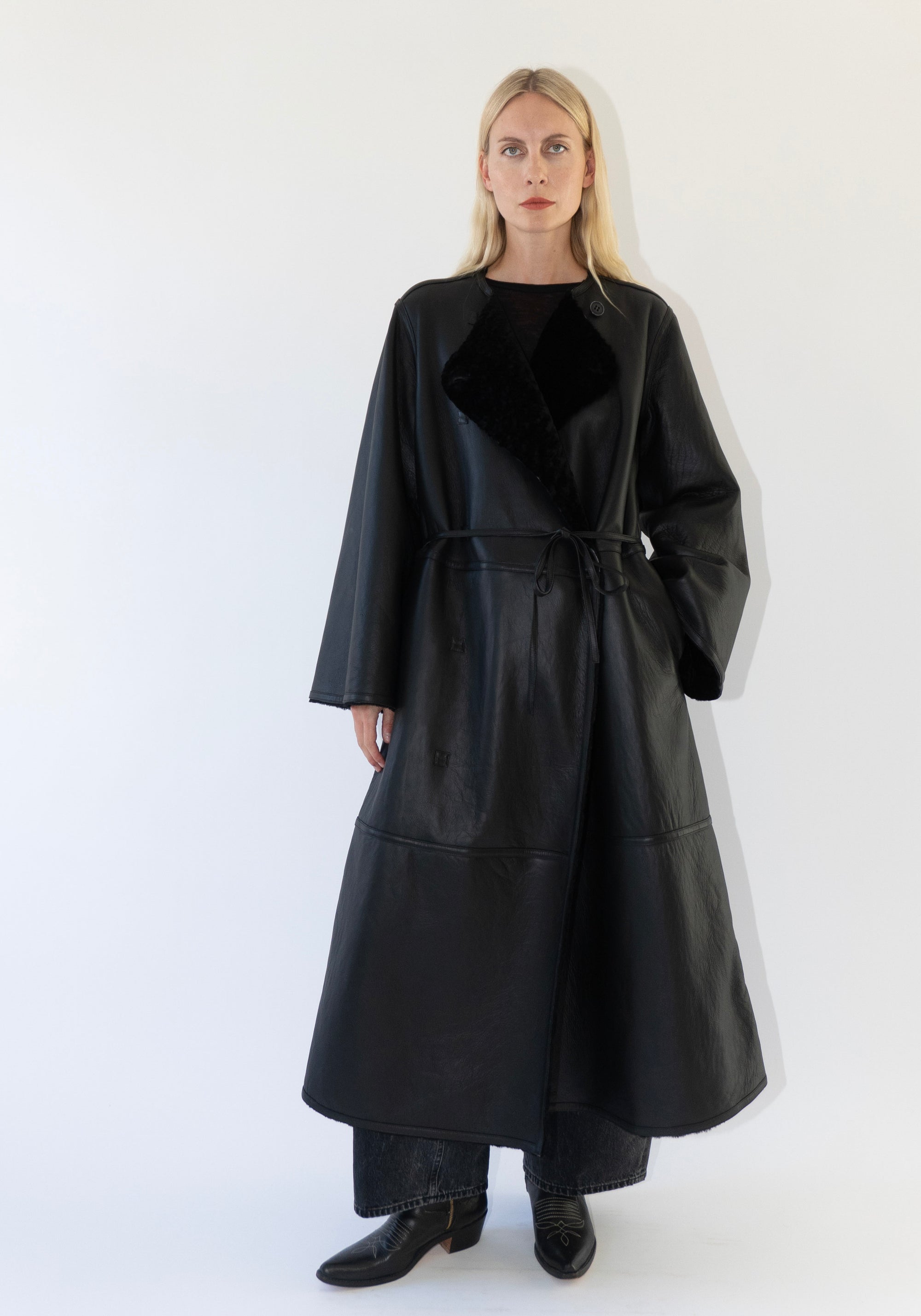 Malene Birger Sandria Coat in Black