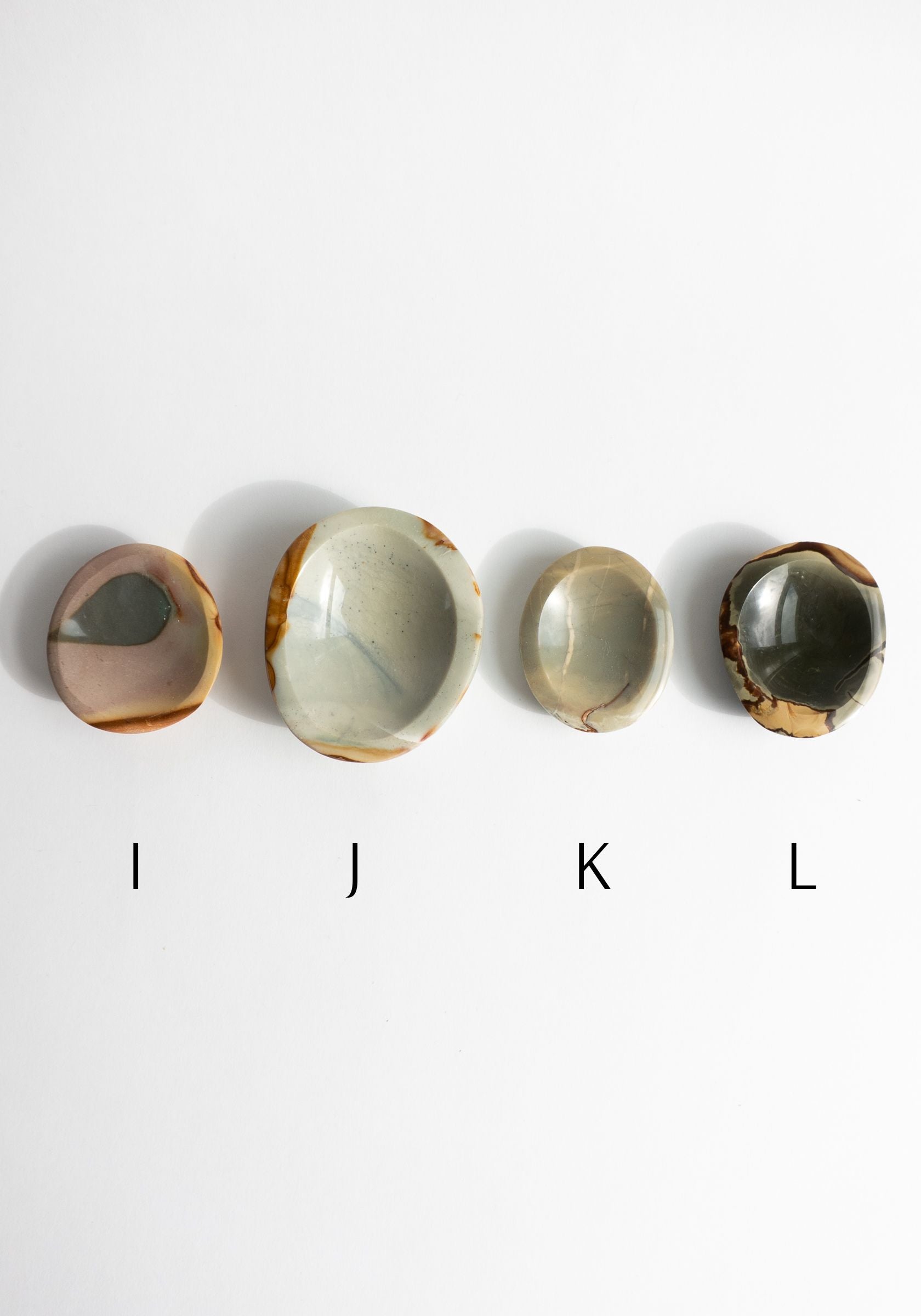 Assorted Jasper Stone Dishes