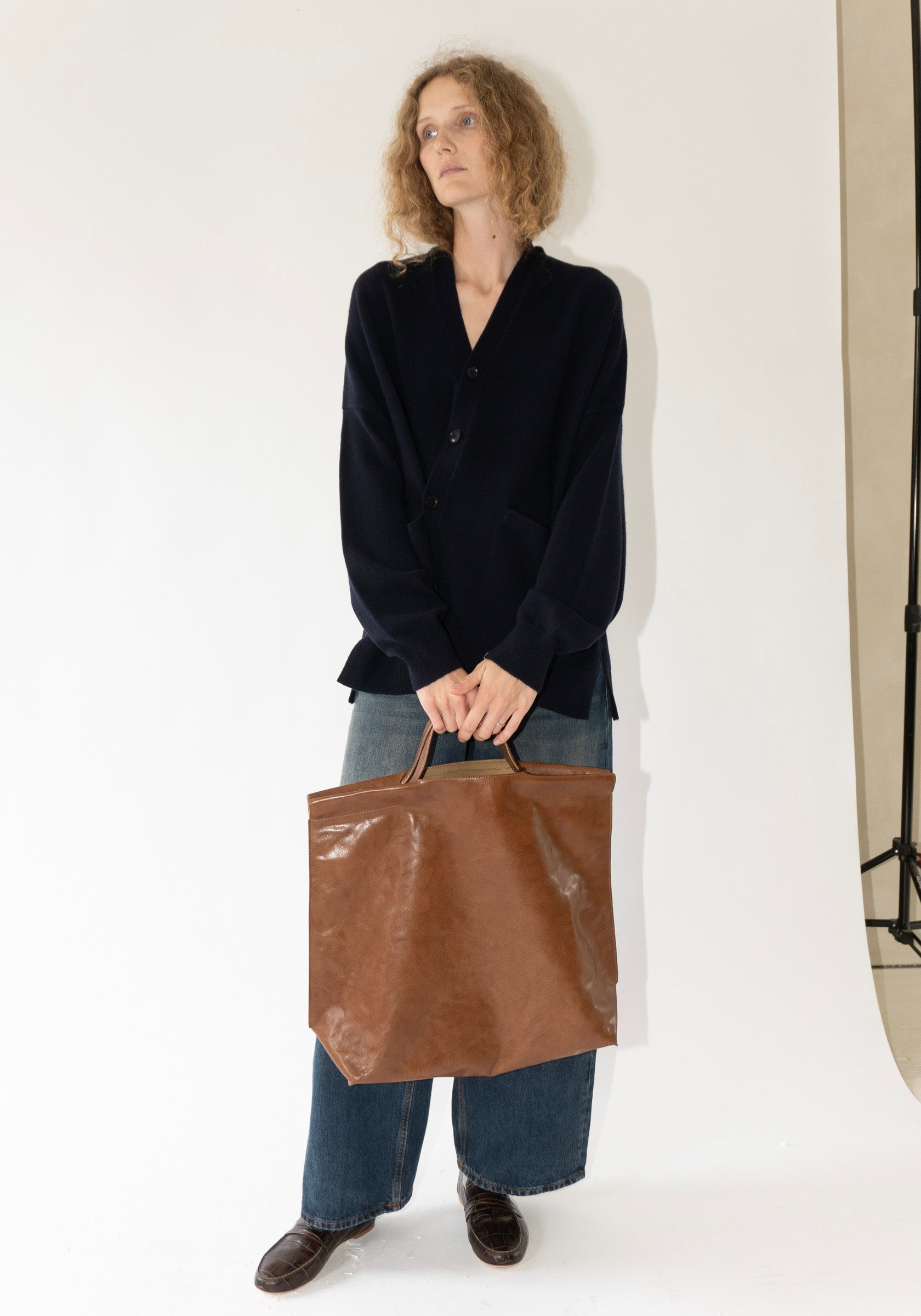 Large Shopper Bag Cognac – VESTIGE