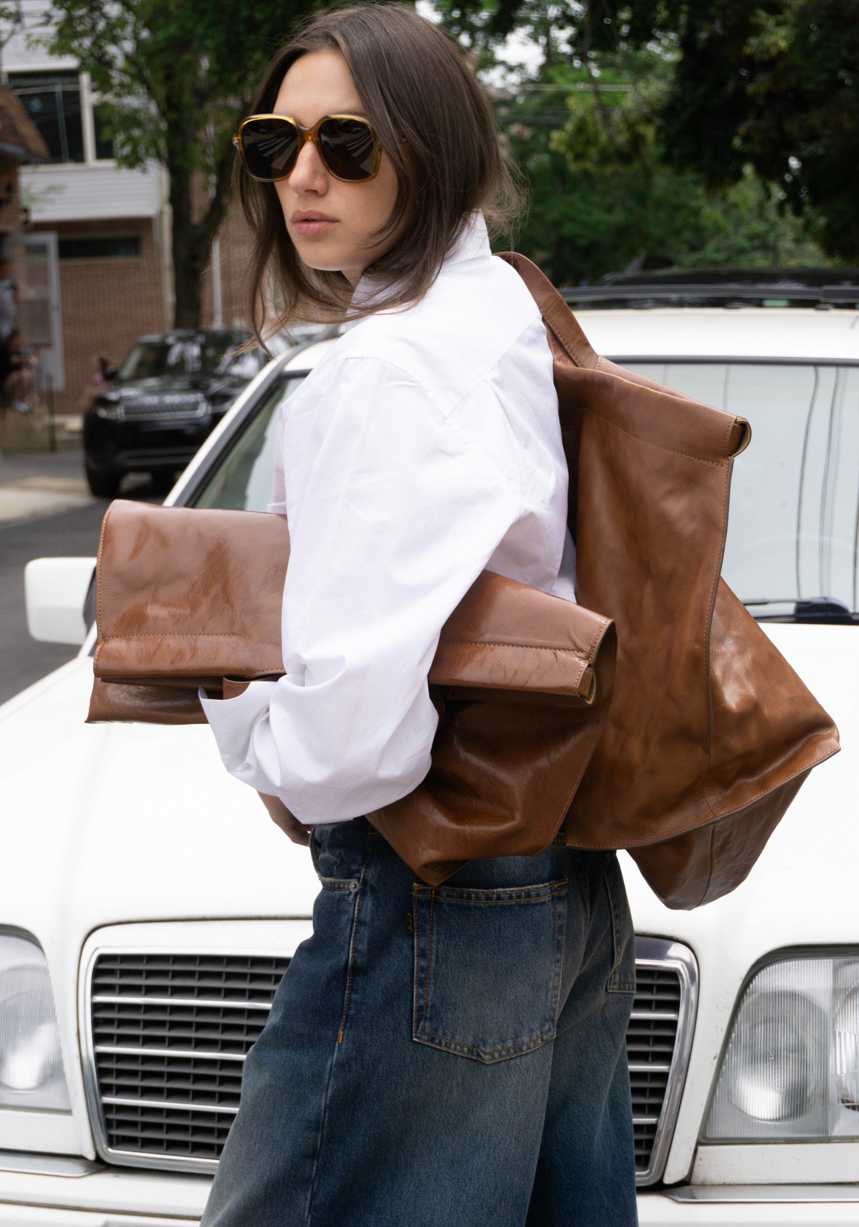 バーバラ Large Shopper Bag Cognac – VESTIGE
