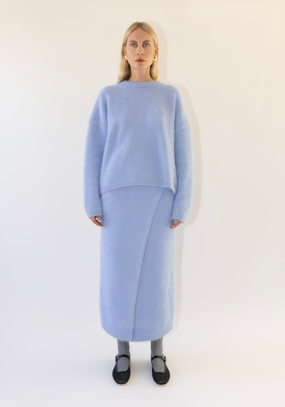 Eleph Goo Skirt in Light Blue