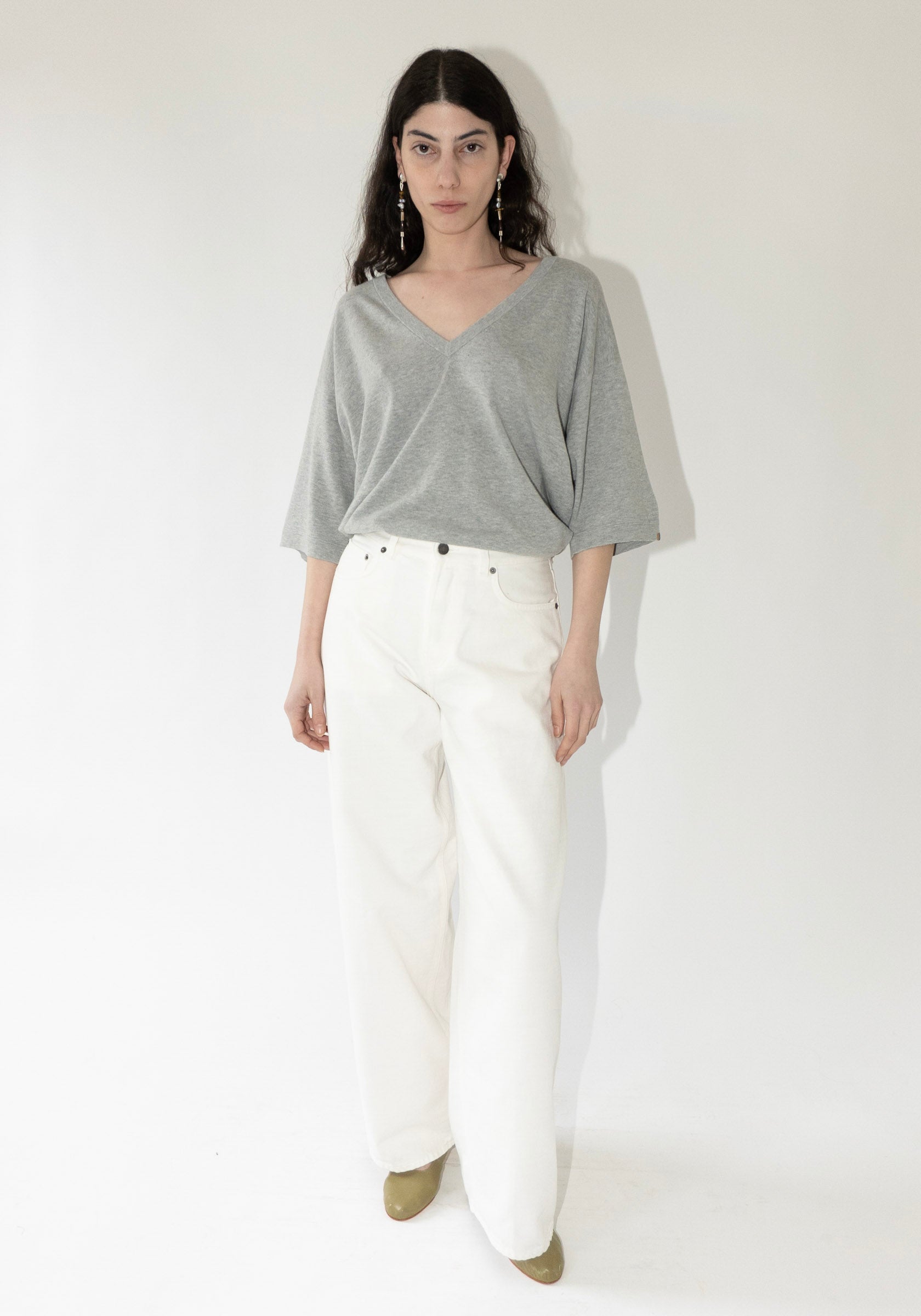 Extreme Cashmere Indi Sweater in Grey