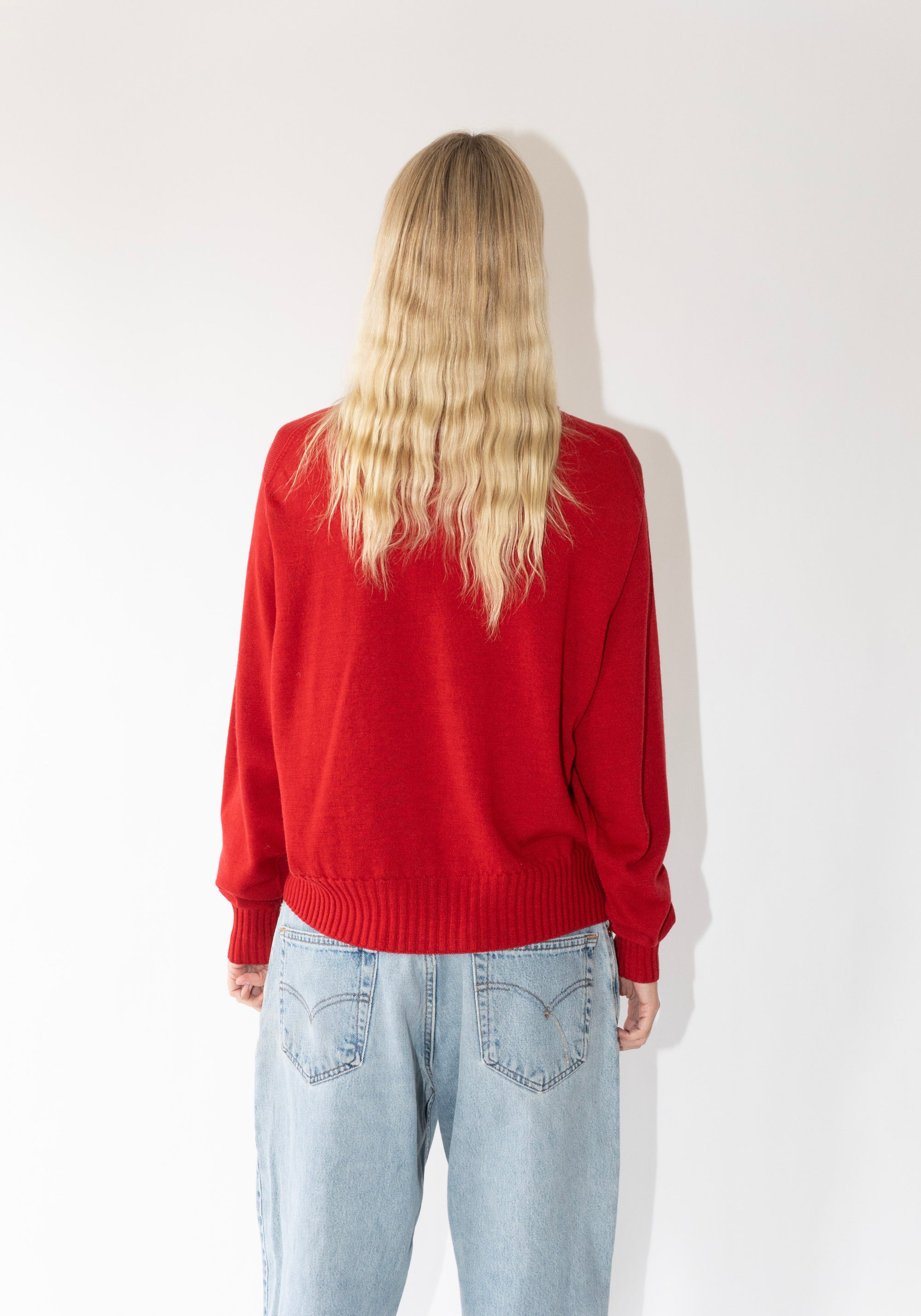 Francie Anni Cardigan in Cherry