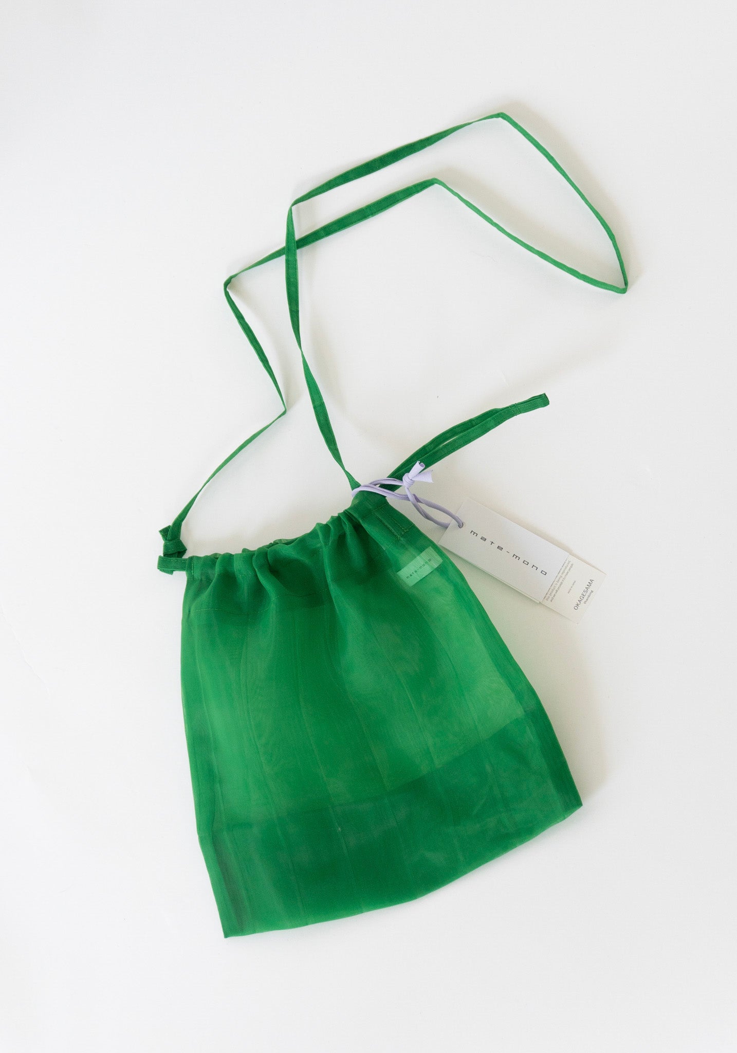 Mate Mono See Thru Shoulder Bag in Green