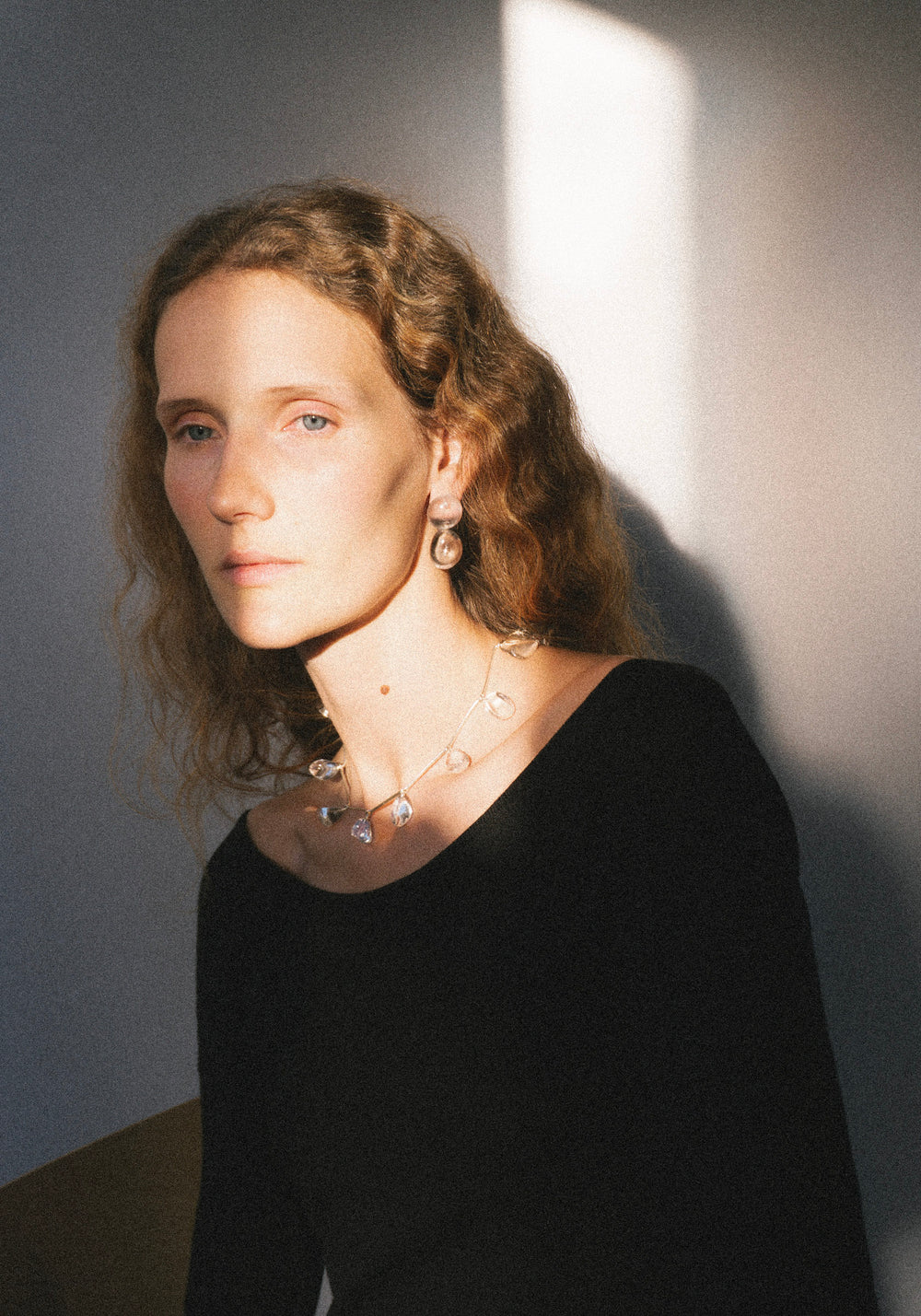 Pebbles Earrings No.2 in Crystal