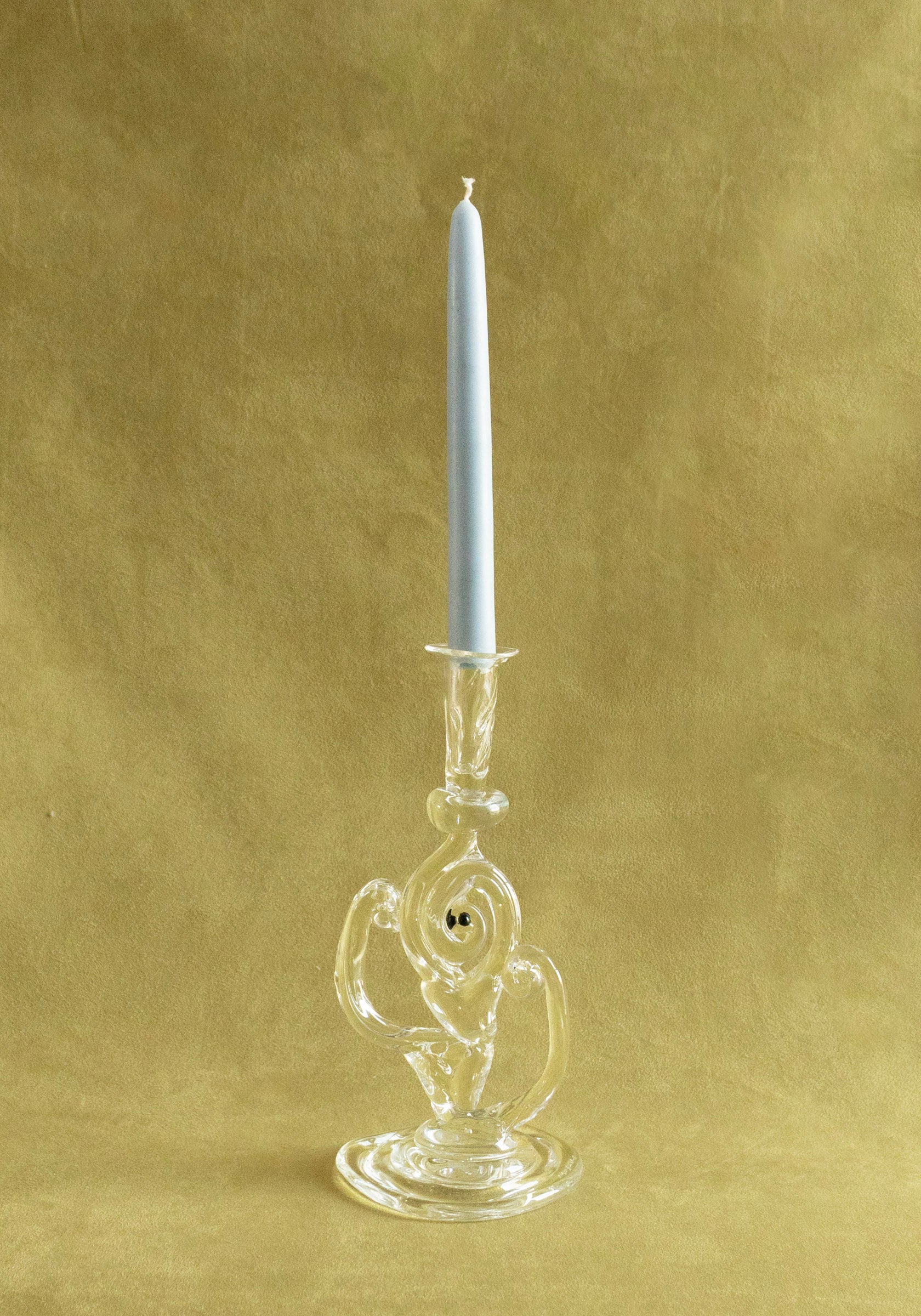 Handblown Glass Candleholder No.1