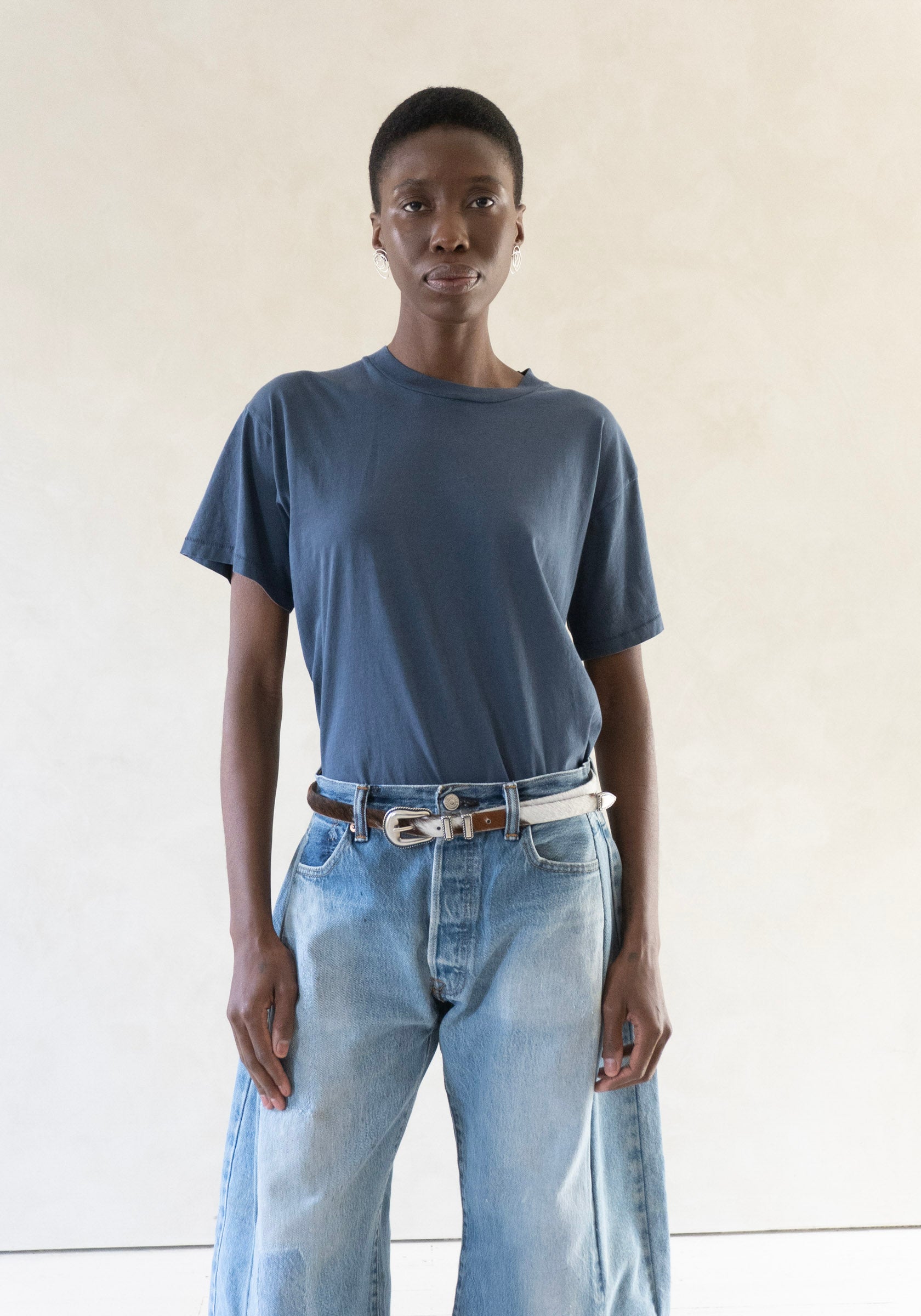 6397 Boy T in Faded Navy