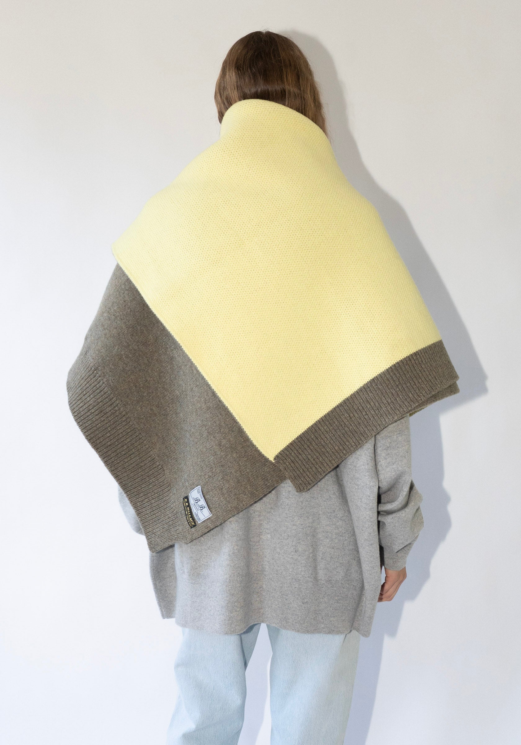 Opie Blanket Scarf in Truffle