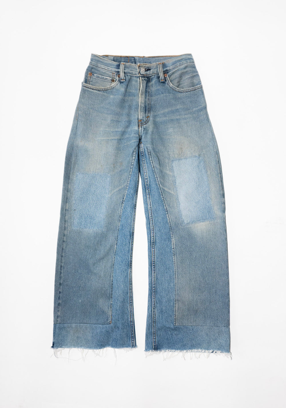 B Sides Vintage Reworked Culotte Jean in Vintage Indigo