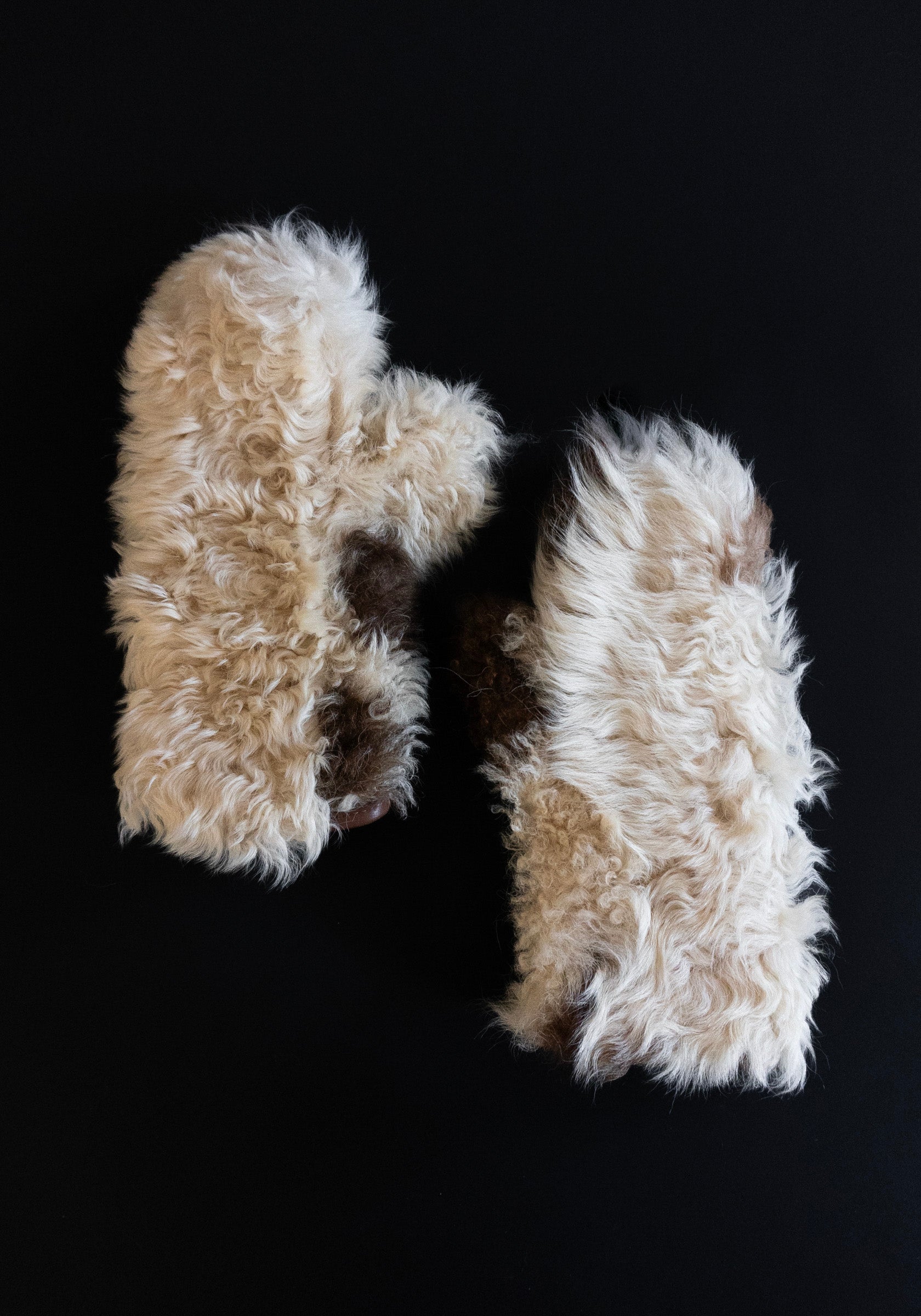 Cow Sheepskin Mittens