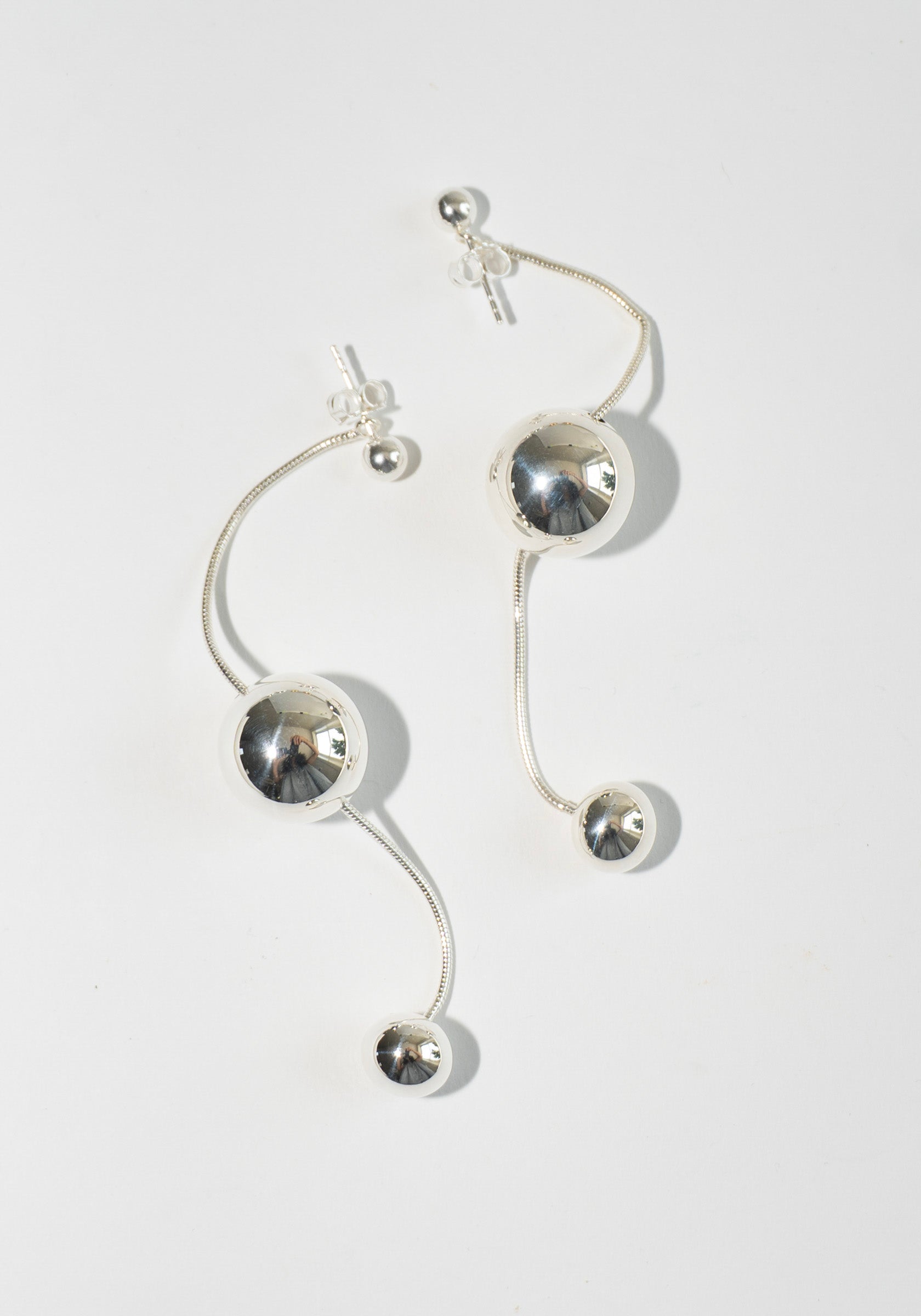 Camille Surault Vada Earrings Large in Sterling