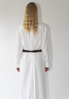 Comme Si Shirt Dress Cotton Poplin in White