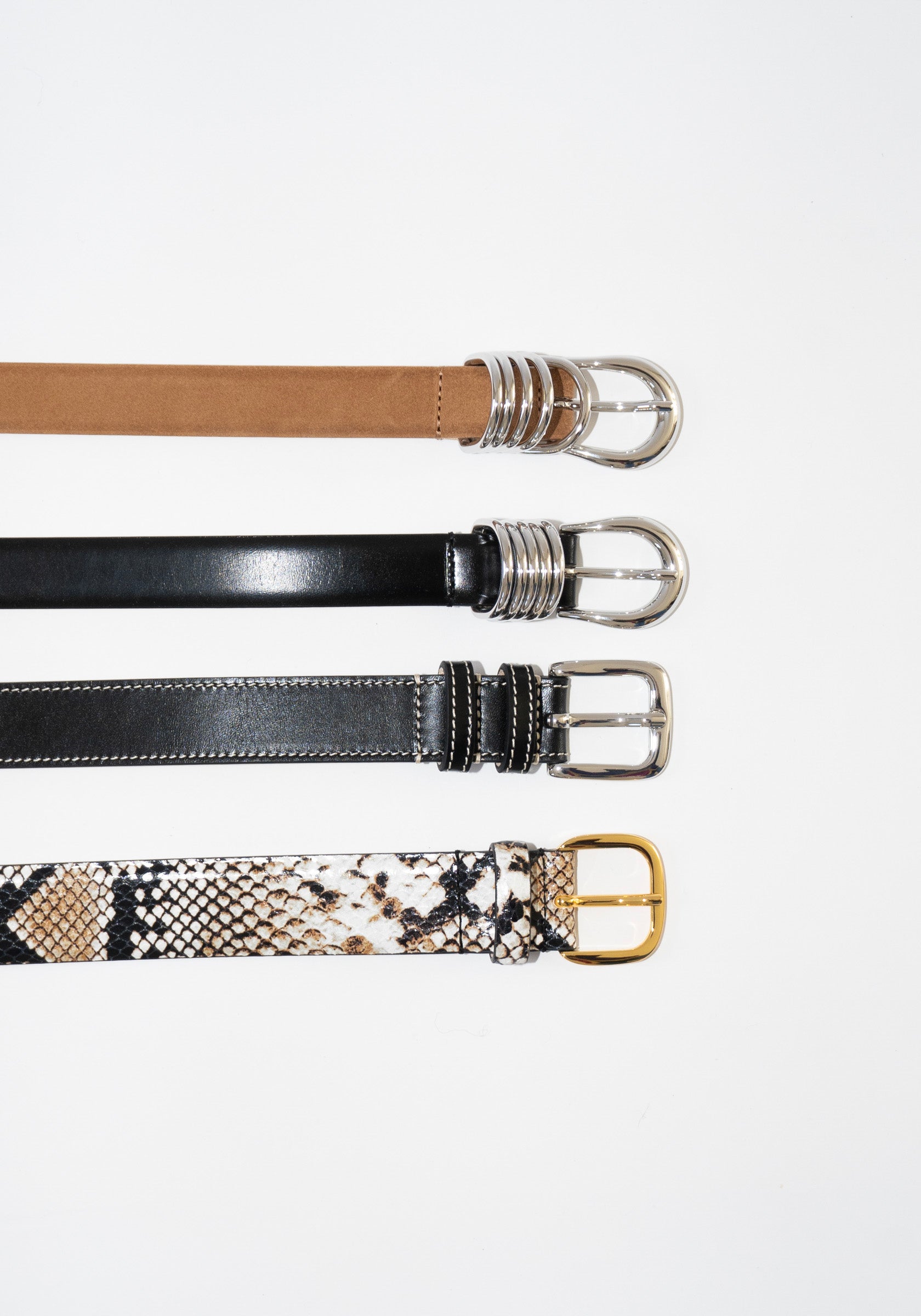 Louison Belt in Black and White