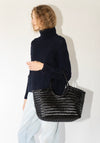 Nantucket Basket Bag in Black