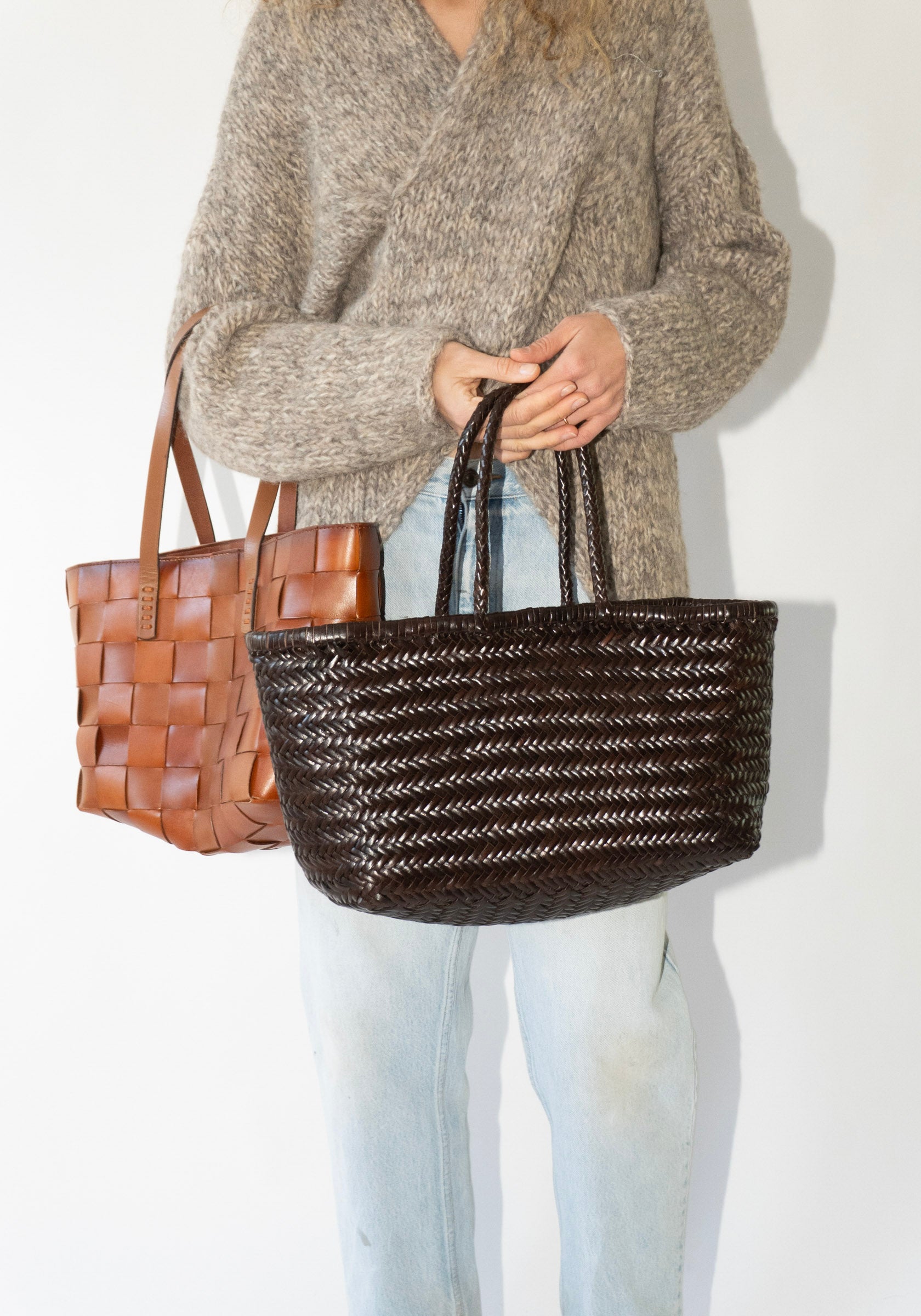 Triple Jump Big Bag in Dark Brown