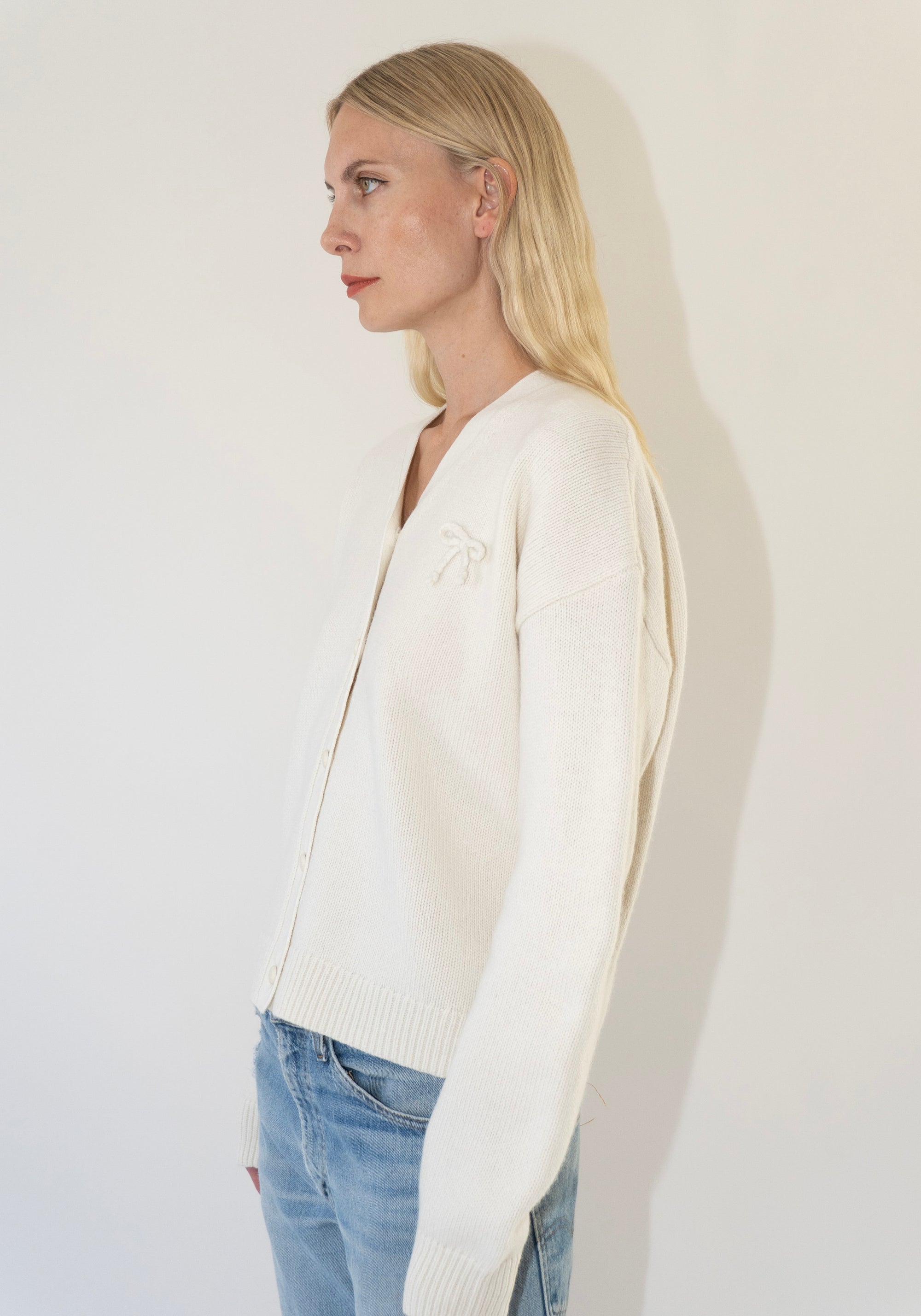 Eleph Sindy Cardigan in Off White