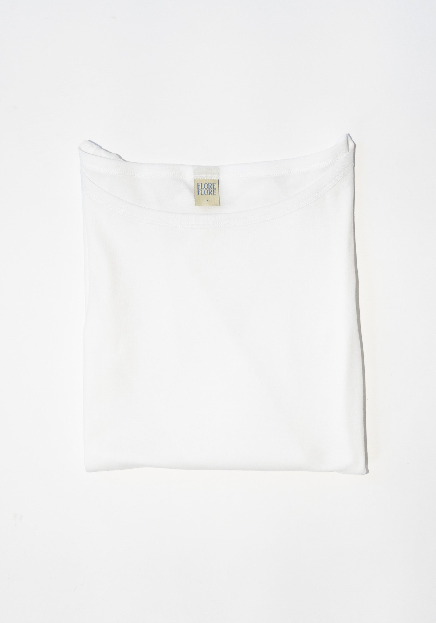 Tende Tee Long Sleeve in White