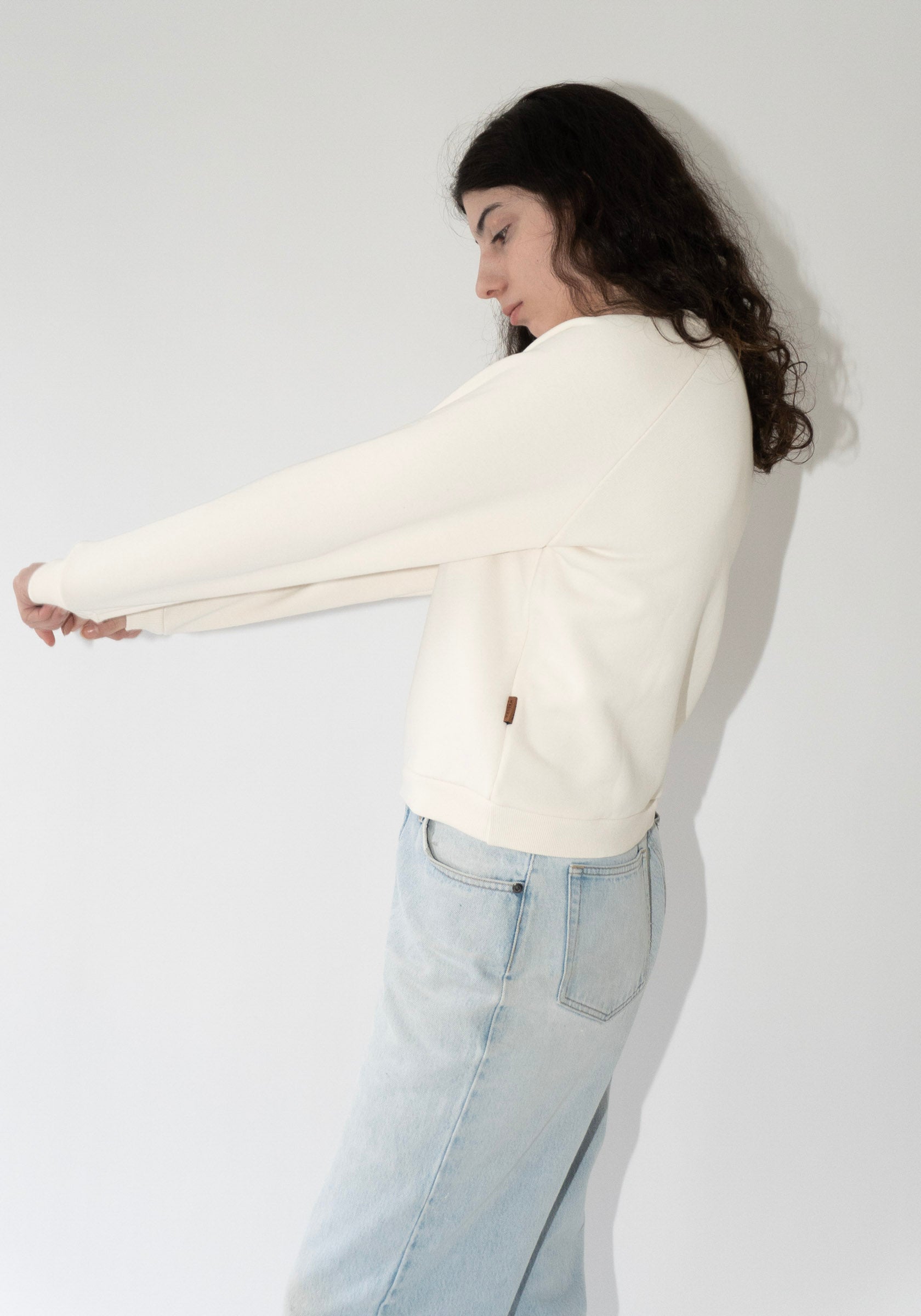 Jamie Haller Daily Sweatshirt in Ecru