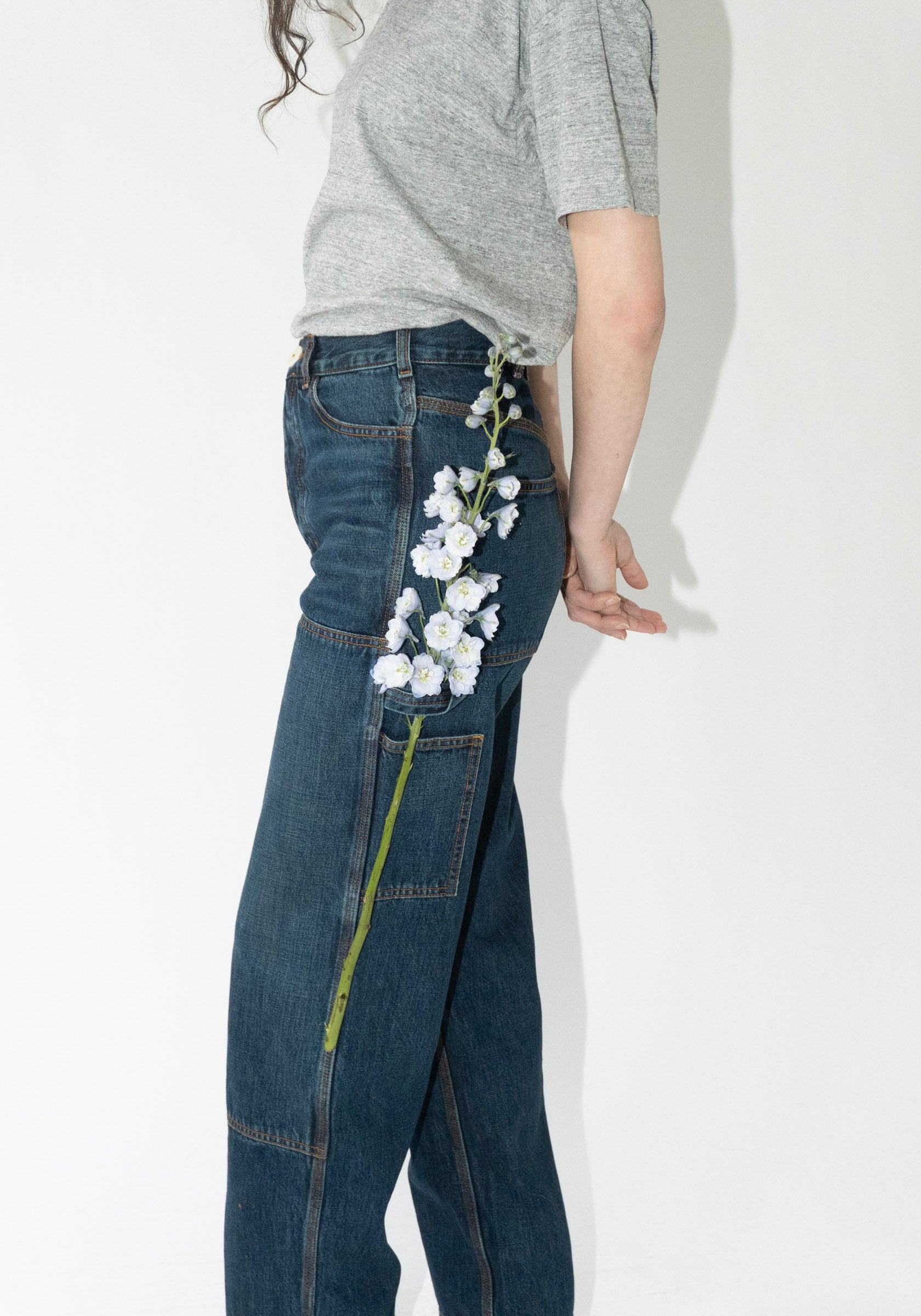 Jesse Kamm Patchwork Handy Pants in Medium Roast