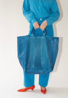 Jesse Kamm The Big Bag in Electric Blue Lacquer