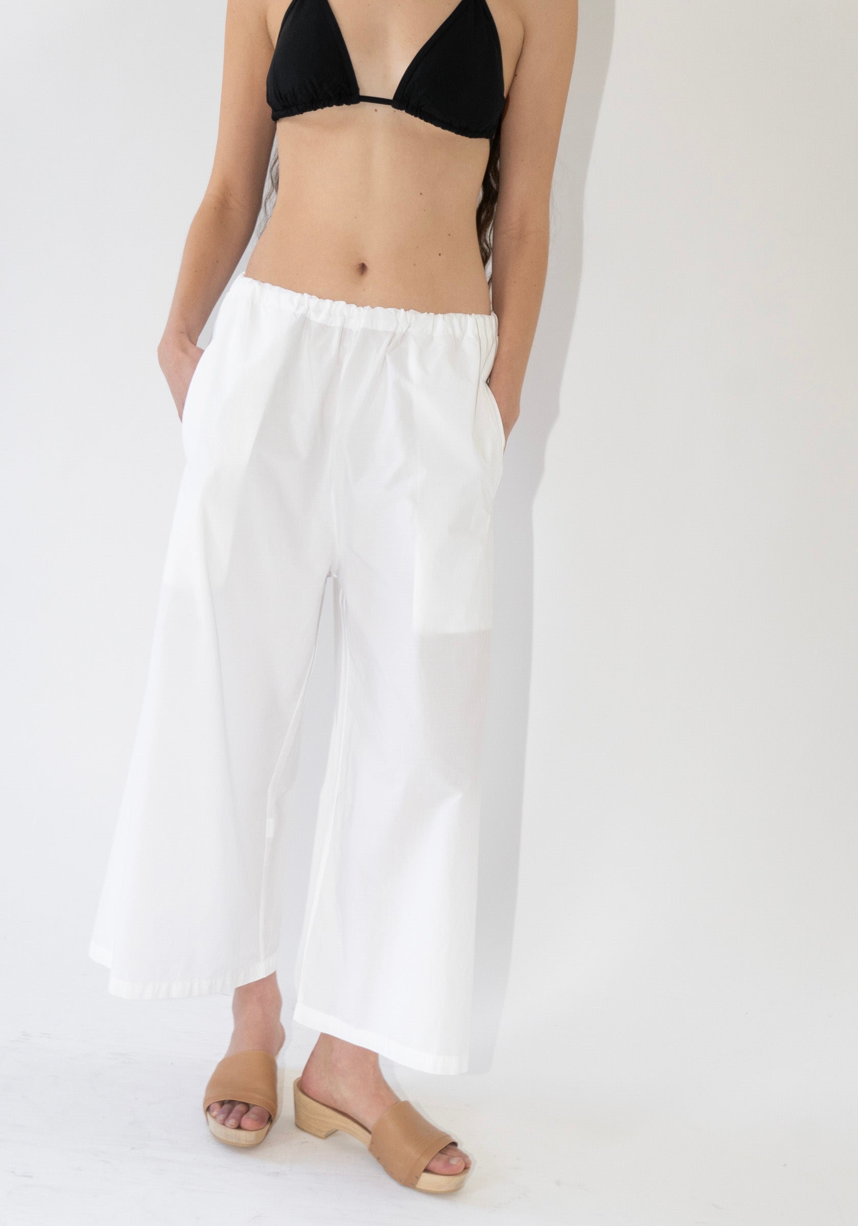 Auto Pants in White