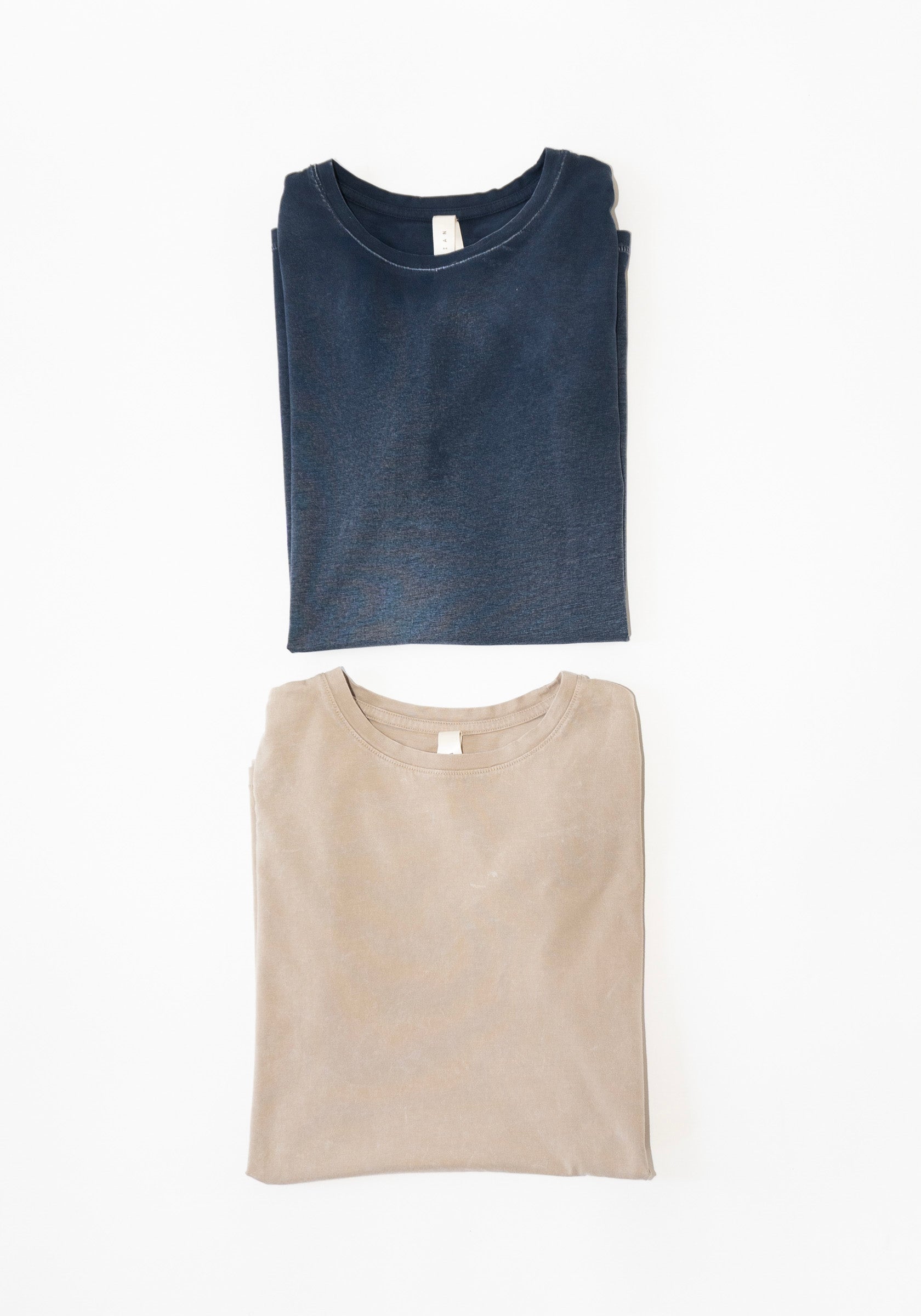 Bias Baby Tee in Indigo